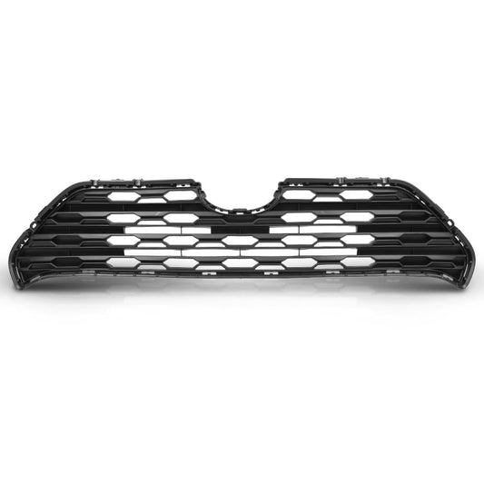 G-PLUS Front Bumper Upper Black Grille Grill Assembly Compatible with Toyota RAV4 2019-2023 531120R120