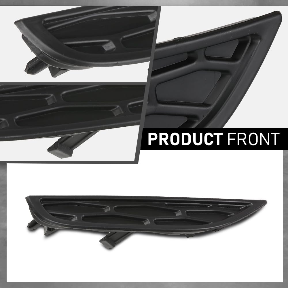 G-PLUS Front Lower Fog Light Lamp Bezel Compatible with Range Rover Evoque 2012-2015,Fit for Pure and Prestige Models Only,Not Fit for Dynamic Models