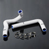 G-PLUS Silicone Radiator Coolant Hose Kit Clamps Compatible With 1997-2002 Toyota Supra JZA80 2JZ-GTE Turbo VVTI,White