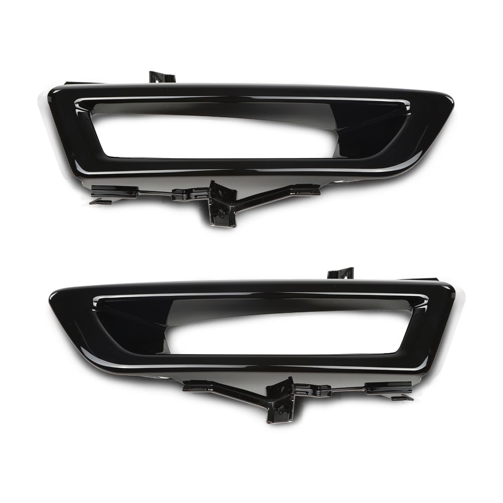 G-PLUS Front Bumper Fog Light Lamp Bezel Left +Right Compatible with Land Rover Discovery Sport 2015-2018