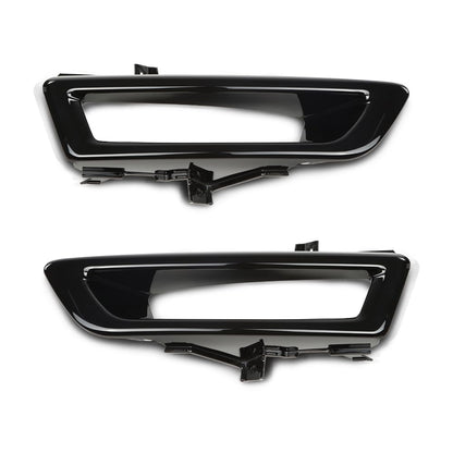 G-PLUS Front Bumper Fog Light Lamp Bezel Left +Right Compatible with Land Rover Discovery Sport 2015-2018