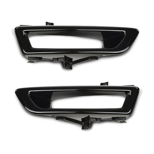 G-PLUS Front Bumper Fog Light Lamp Bezel Left +Right Compatible with Land Rover Discovery Sport 2015-2018