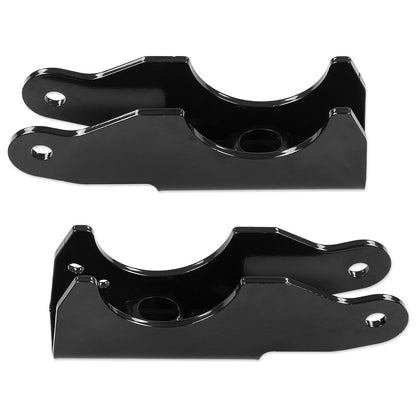G-PLUS Heavy Duty Rear Lower Shock Mounts On Axle Left&Right Compatible with Ford F250 F350 Super Duty 1999-2004/ Excursion with Visteon Axle 2000-2005 F81Z5B498CA, F81A4A047BB, F81Z5B498BA
