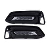 G-PLUS Front Bumper LED Fog Lights Compatible With 2018-2019 Honda Accord Sedan,Fog Lamp Daytime Running Light w/Bezel + Wiring Kit Left & Right Side