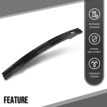 G-PLUS Rear Bumper ReinForcement Steel Compatible with Ford Mustang 2015-2024 FR3Z17906A, FO1106370 Black