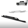 G-PLUS Front Bumper Valance + Chrome Skid Plate Compatible with Chevy Silverado 1500 2016-2018/1500 LD 2019 Fit Models w/ Z71 Package & Impact Bar Skid Plate Black