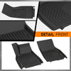 G-PLUS Floor Mats Compatible with Tesla Model S 2021 2022 2023 2024 TPE Custom Fit All Weather Full Cover Protection 1st & 2nd Row Floor Liners Waterproof 3PCS Black alfombrillas para coche