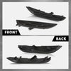 G-PLUS Front Lower Fog Light Lamp Bezel Compatible with Range Rover Evoque 2012-2015,Fit for Pure and Prestige Models Only,Not Fit for Dynamic Models