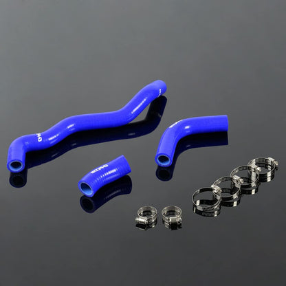 Gplus Silicone Radiator Coolant Hose Tube Kit Clamps Compatible With Suzuki 2002-2015 DRZ400S DRZ400SM Blue