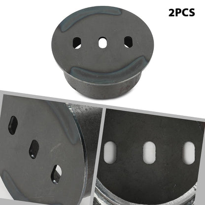 G-PLUS Universal Front Air Ride Bag Brackets Kit Cups 4.5" OD Compatible with Any Cars & Trucks with 4.5" Front Coil Spring Diameter