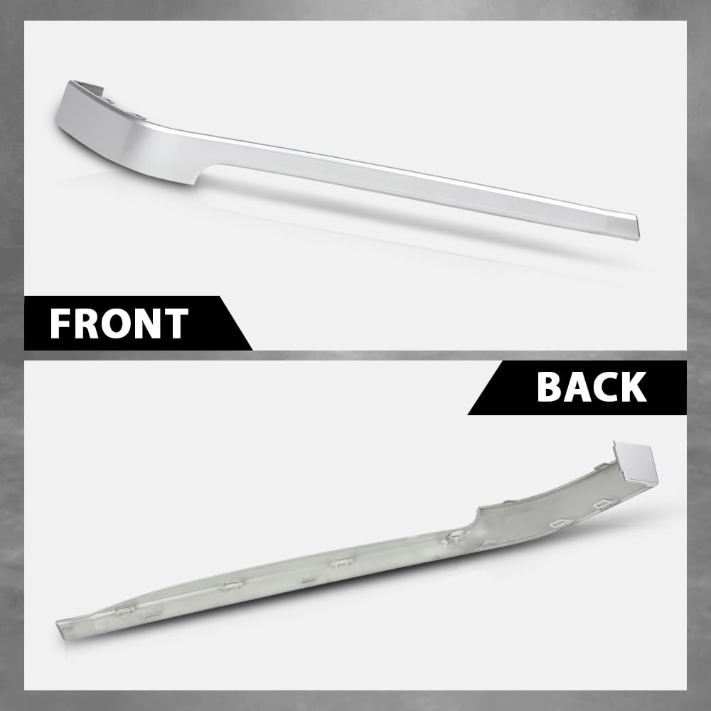G-PLUS Right Rear Bumper Side Cladding Silver Trim Compatible with Range Rover 2013-2022