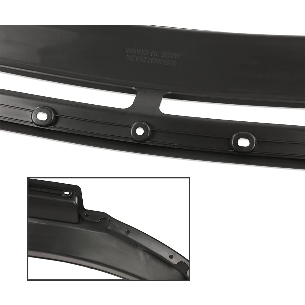 G-PLUS Front Bumper Air Deflector Valance Compatible with Ram 2013-2018 2500 3500 Textured 68196533AA CH1090149 Black