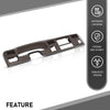 G-PLUS Cluster Radio Dash Trim Bezel Panel w/Hole Compatible with Ford F250 F350 Super Duty 1999-2004 Brown
