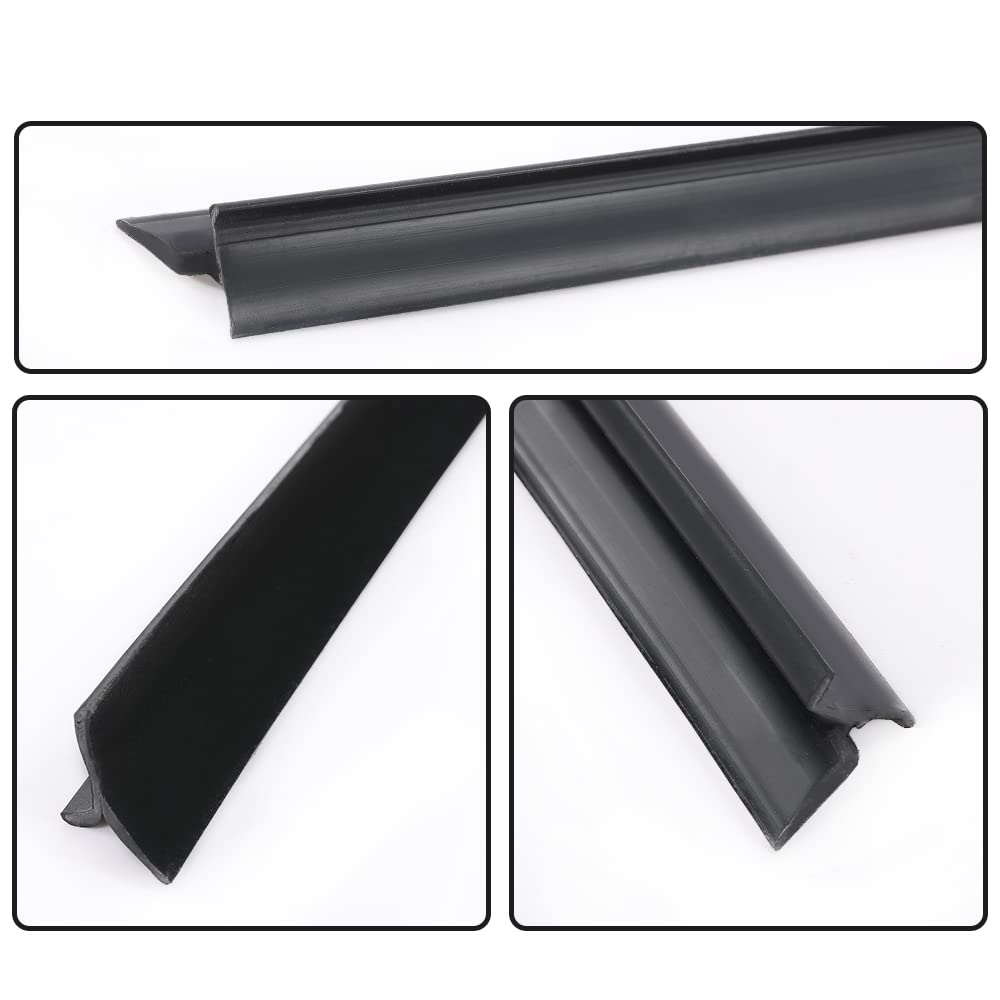 G-PLUS Inner & Outer Window Sweep Felt Seal Weatherstrip Kit Compatible with Chevy Blazer 1992-1994/Fit Chevy C/K 1500 Truck 1988-1999/Fit GMC C/K 1500 Truck 1988-1999 Door Window Belt Weatherstrip