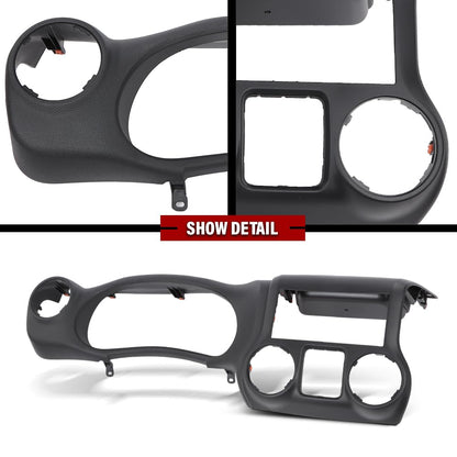 G-PLUS Dash Instrument Cluster Trim Panel Bezel Compatible With Jeep Wrangler 2011 2012 2013 2014