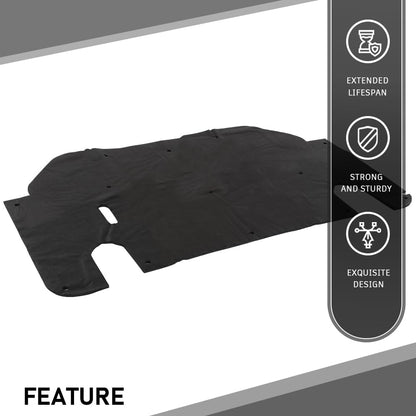G-PLUS Engine Hood Insulation Pad Black with Clip, Compatible with 1993-1997 Ford Ranger