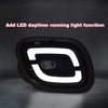 G-PLUS LED Fog Lights Compatible with Freightliner Cascadia 2008-2017 (For Models Without Daytime Running Lights) LH & RH LED Fog Lamps White Light Clear Lens Black Housing