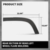 G-PLUS Rear Left Wheel Flare Molding, Compatible with Jeep Cherokee 2019-2022, Not Fit For Trailhawk Models 68316003AD, 68316007AB