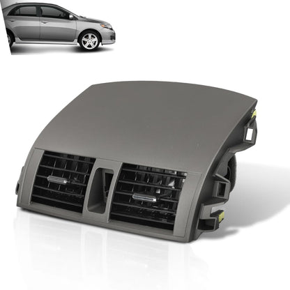 G-PLUS Dash Center A/C Air Vent Upper Bezel Trim, Compatible with Toyota Corolla 2008-2013 Replace Dashboard AC Air Vent Panel Trim Outlet 55670-02160 55663-02060 55435-02220 55436-02180