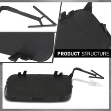 G-PLUS Rear Bumper Tow Hook Cover for Audi A8 Quattro D4 2014-2017 Additional Angle