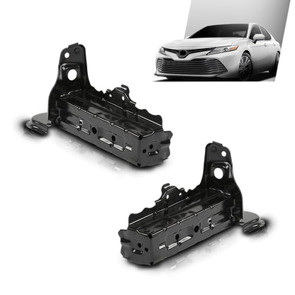 G-PLUS Front Left and Right Bumper Support Bracket Set Compatible with Toyota Camry 2018-2021 52103-33010