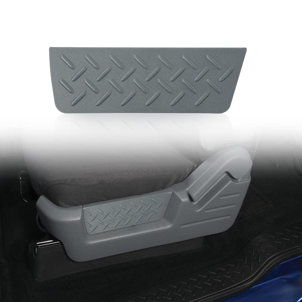 G-PLUS Left Driver Front Seat Shield Cover Panel Bezel Compatible with 2011-2014 Ford F150 grey