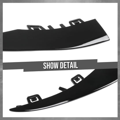 G-PLUS Front Right Outer Bumper Trim Compatible with Benz C300 2019-2023 For Models With AMG Styling 2058859002, MB1047160 Glossy Black