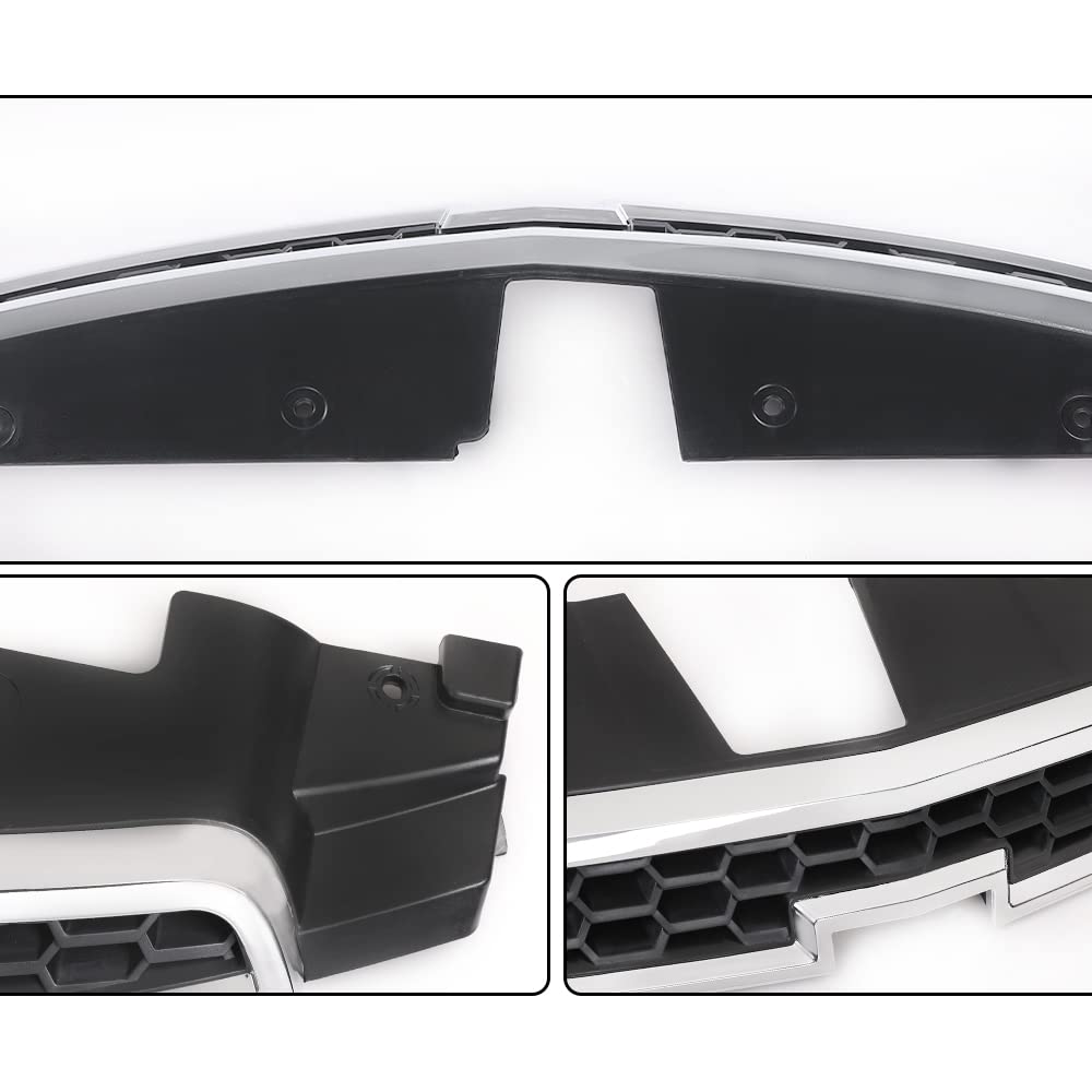 G-PLUS Front Bumper Upper & Lower Grill Compatible with Chevy Cruze 2011-2014 (Not Fit ECO Model) Black Grille Pair GM1200624, 95225615
