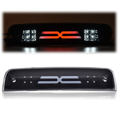 G-PLUS LED Bar Third Brake Light Compatible with Dodge Ram 1500 2009-2010/Fit Dodge Ram 2500 3500 2010/Fit Dodge Ram 1500 2500 3500 2011-2017 High Mount Stop Light Smoky Lens Black Housing