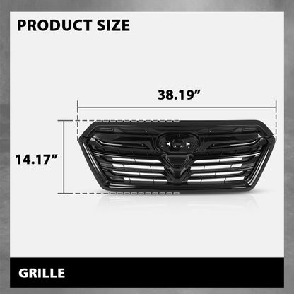 G-PLUS Front Grille Assembly, Compatible with Subaru Forester 2022-2024, J1010SJ260 Black