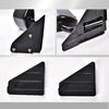 G-PLUS Manual Side View Mirrors Replacement For 1988-2000 Chevy GMC C1500 C2500 C3500 K1500 K2500 K3500 Pickup Truck Pedestal Style Paint to Match Driver & Passenger Side Mirror Set Black