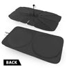 Universal Foldable Windshield Sunshade Sun Shade Umbrella for Cars, Trucks & SUVs,Blocks Heat & Keeps Interior Cool,Long & Short Frequency Demand,Medium (Sunshade 62.99"x33.86",Umbrella 55.12"x31.5")
