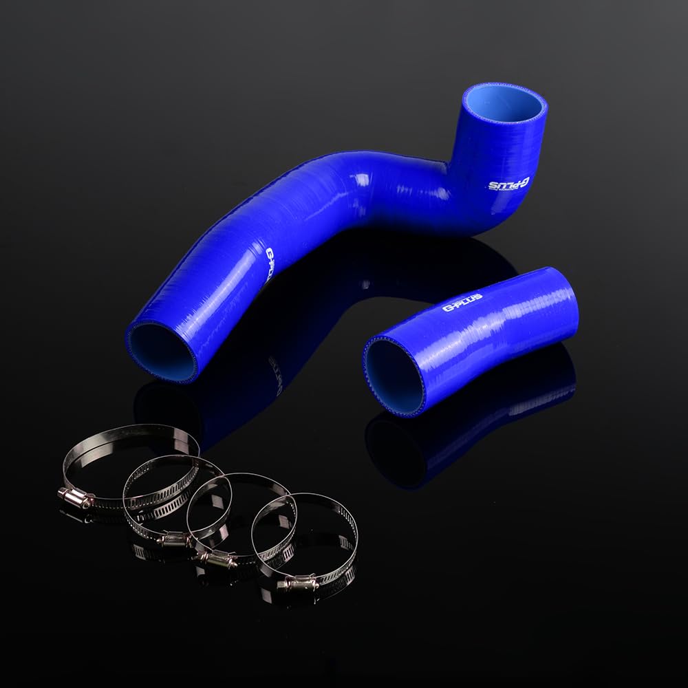 G-PLUS Coolant Silicone Radiator Blue Hose Kit Compatible with Freelander 2 Td4 2.2 EGR Intercooler Inlet Manifold Silicone Hose Kit LR066429