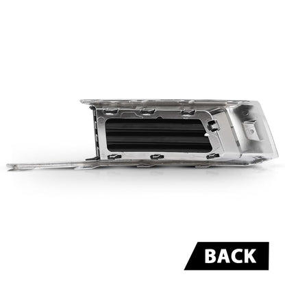 G-PLUS Fog Light Cover Bezel Trim Front Left Side Compatible with Cadillac XTS 2018-2019 Chrome Black