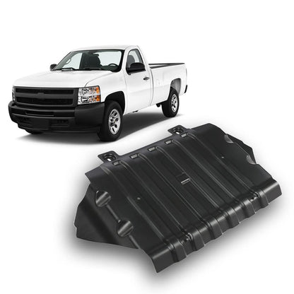 G-PLUS Front Engine Splash Shield Compatible with 2007-2013 Chevy Silverado 1500,Front Center Undercar Shield Replacement