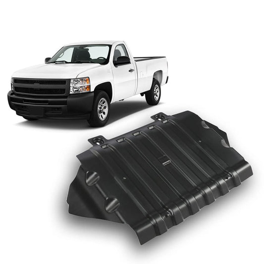 G-PLUS Front Engine Splash Shield Compatible with 2007-2013 Chevy Silverado 1500,Front Center Undercar Shield Replacement