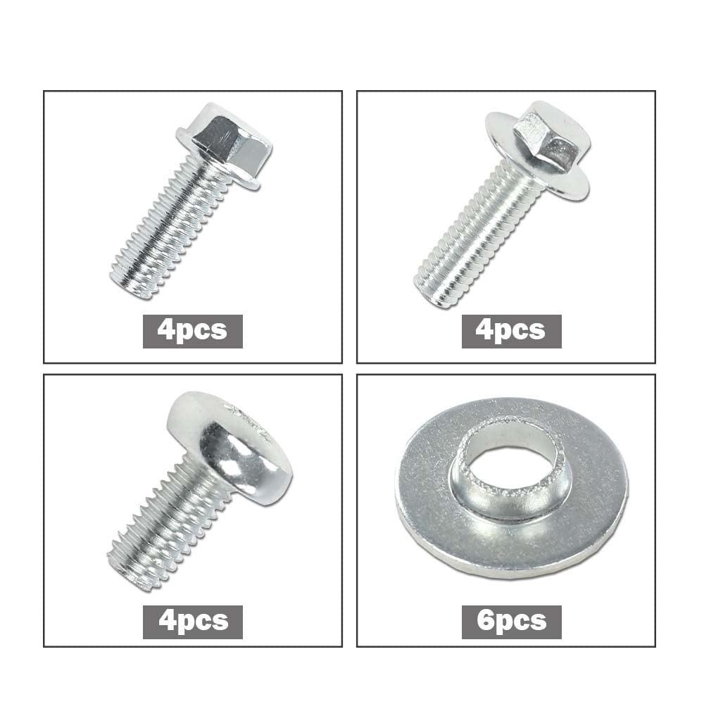 G-PLUS Plastic Bodywork Bolt Kit Compatible with Kx Kx60 Kx65 Kx80 Kx85 Kx125 Kx250 Kx500 Kawasaki