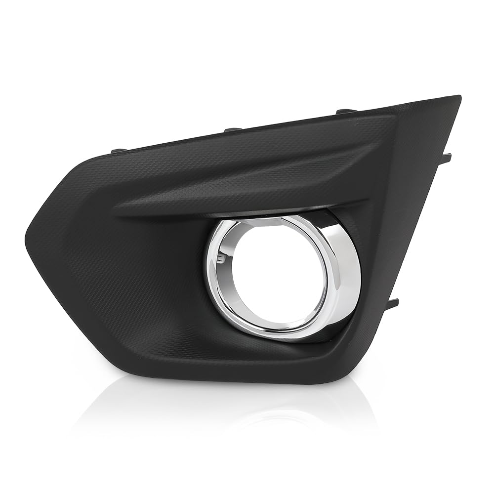 G-PLUS Driver Side Fog Light Bezel w/Chrome Cover Trim Compatible with Subaru Impreza 2012-2014 57731FJ030