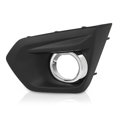 G-PLUS Driver Side Fog Light Bezel w/Chrome Cover Trim Compatible with Subaru Impreza 2012-2014 57731FJ030