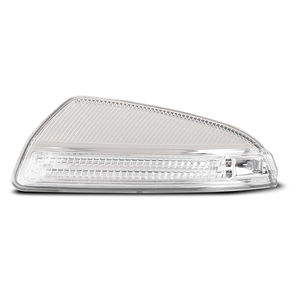 G-PLUS Left Door Side Mirror Turn Indicator Signal Light, Compatible with Benz C250 Sedan 2012-2014/ C63 AMG Sedan 2012-2015, Fit Benz C300 C350 C63 AMG 2008-2012, Driver Side, 2048200721
