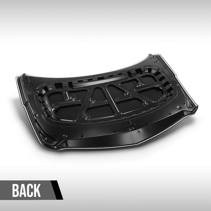 G-PLUS Front Hood Panel Compatible with Cadillac XT5 2017-2023 Black