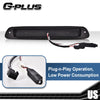 G-PLUS LED 3rd Third Center High Mount X Stop Light Lamp Compatible with 2004-2012 Chevy Colorado/GMC Canyon 2006-2008 Isuzu I-Series 3D LED Bar Tail Brake Light 15286505