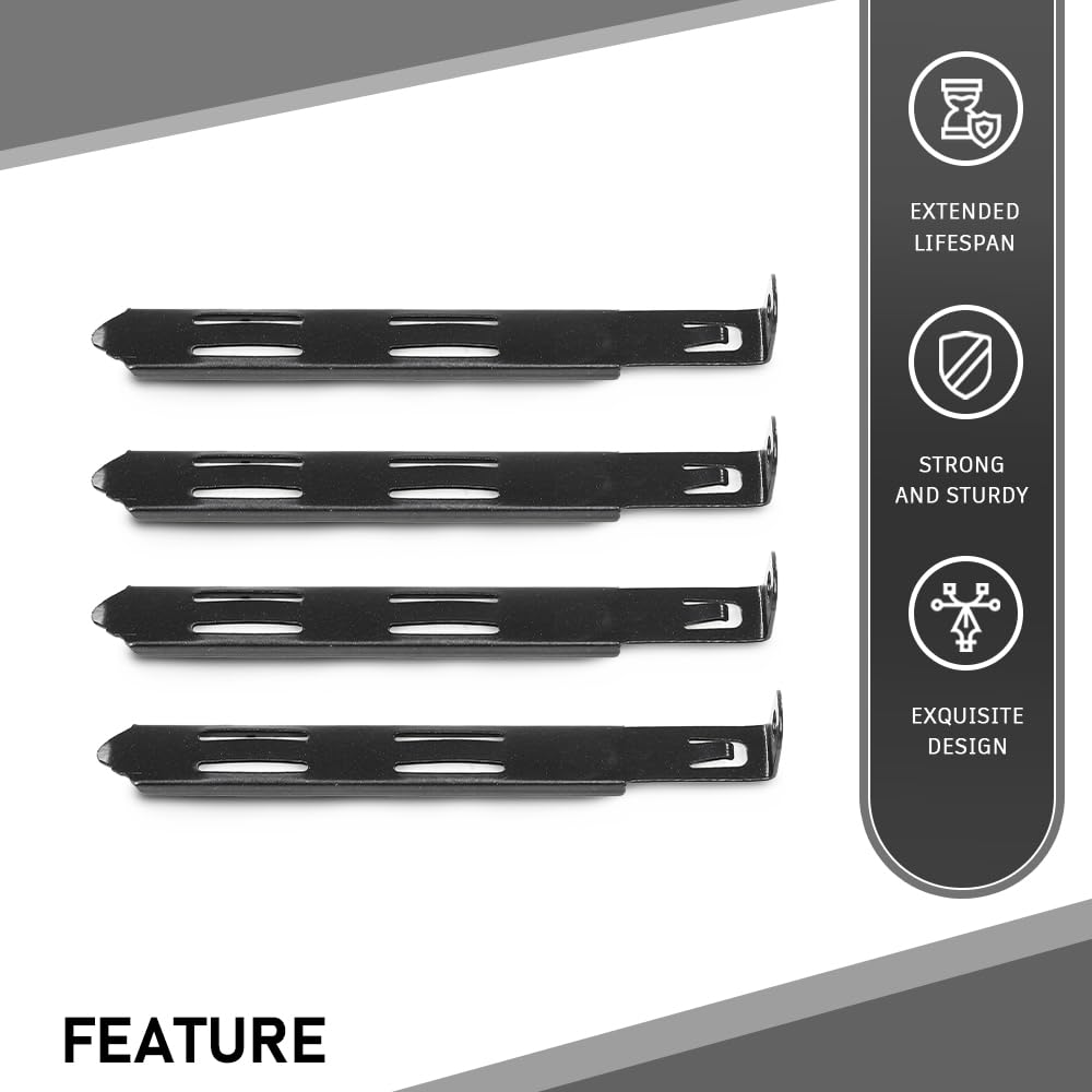 G-PLUS Headlight Mounting Installation Retainer Tab Clips 4PCS, Compatible with Ford Mustang or Cobras 1999-2004, XR3Z-13N020-AA Iron Black