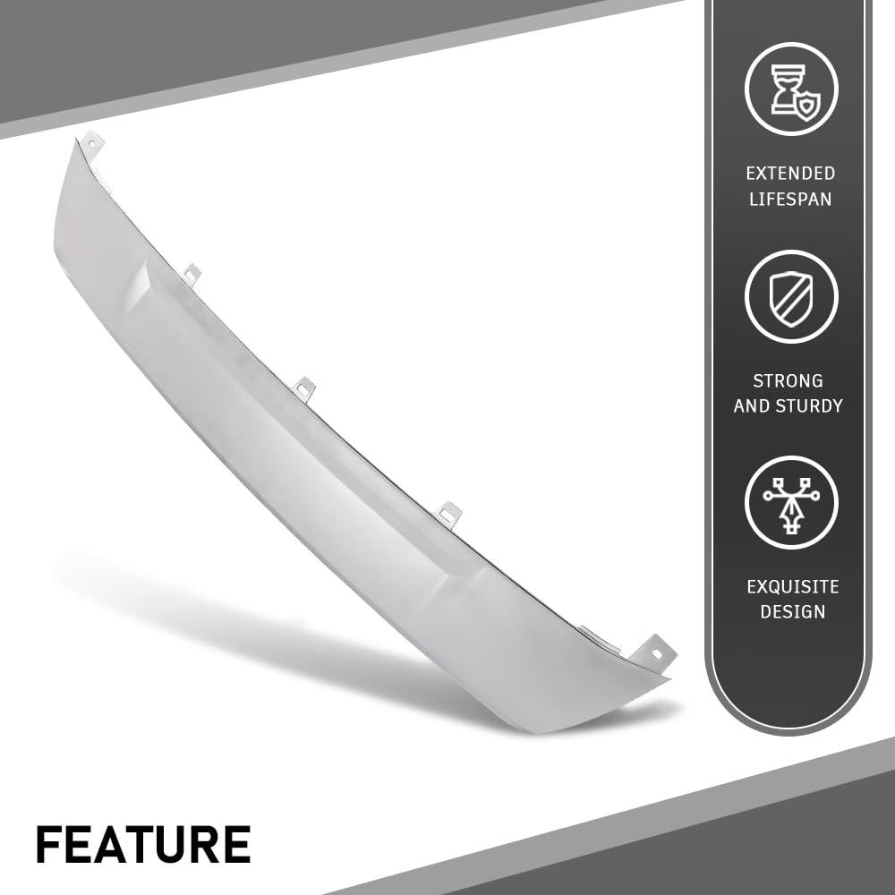 G-PLUS Front Air Dam Deflector Lower Valance Apron, Compatible with Audi Q5 2018-2020, 80A807531TB2, AU1095109