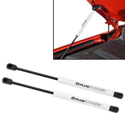 G-PLUS Racing Hood Lift Strut Damper Shock Set- Complete Kit White Compatible with Ford Mustang 15-21