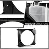 G-PLUS Radiator Cooling Fan Shroud Compatible with Toyota Tacoma (submodel: Base, Pre Runner) 2005-2015 167110C140