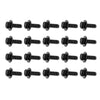 G-PLUS Body Bolts- M6-1.0 x 20mm Long- 10mm Hex- 17mm Washer- 20 Bolts- #171 Compatible with Honda