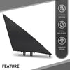 G-PLUS Front A-Pillar Triangular Cover Plate Right Compatible with Tesla Model 3 2017-2023 22873014, 1130656-00-E Gloss Black