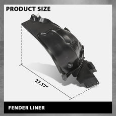 G-PLUS Fender Liner for Benz GLC300 GLC350e GLC43 GLC63 2016-2023 Front Left Close-up View