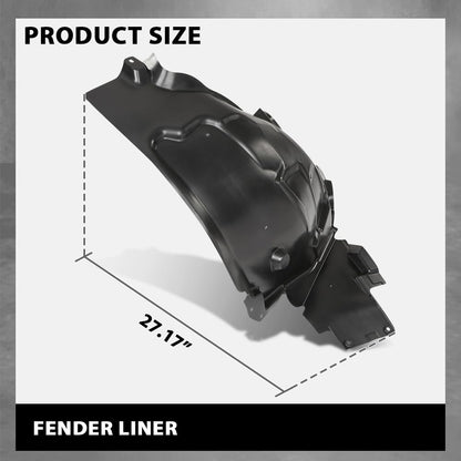 G-PLUS Front Left Fender Liner Inner Assembly, Compatible with Benz GLC300 GLC350e GLC43 GLC63 2016-2023, Driver Side, 2536910303, MB1248188